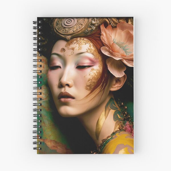 Aperçu de l'œuvre Japonais, déesse, Art Nouveau, Surréalisme, Zen, Surréaliste, Fantastique, Japon, Geisha, Geiko, Maiko, Kimono, haïku créée et vendue par KsaveraArt.