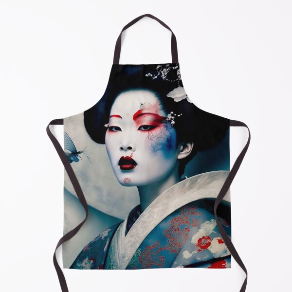 Item preview, Japanese, goddess, Art Nouveau, Surrealism, Zen, Surreal, Fantasy, Japan, Geisha, Geiko, Maiko, Kimono, haiku designed and sold by KsaveraArt.