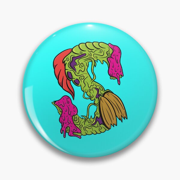 Artikelvorschau, Alphabet-S-Monster-Design-Illustration entworfen und verkauft von Cosmodoody.