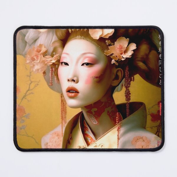 Aperçu de l'œuvre Japonais, déesse, Art Nouveau, Surréalisme, Zen, Surréaliste, Fantastique, Japon, Geisha, Geiko, Maiko, Kimono, haïku créée et vendue par KsaveraArt.