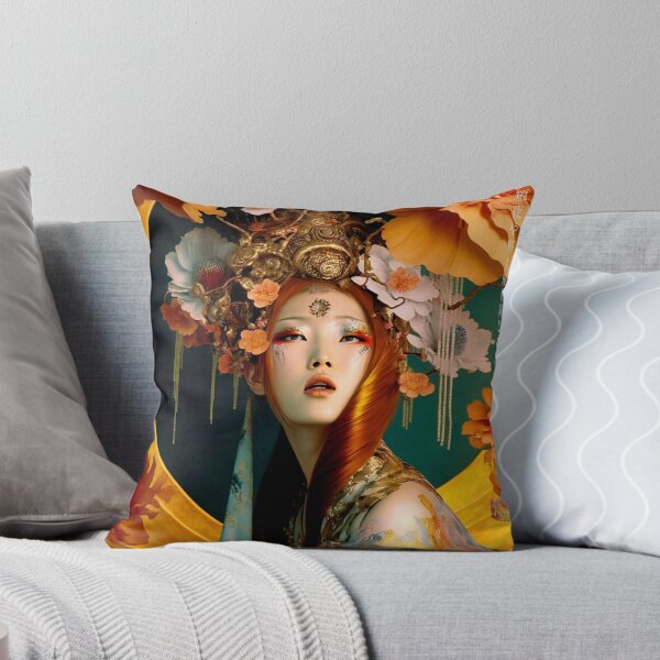 Item preview, Japonés, diosa, Art Nouveau, Surrealismo, Zen, Surrealista, Fantasía, Japón, Geisha, Geiko, Maiko, Kimono, haiku designed and sold by KsaveraArt.