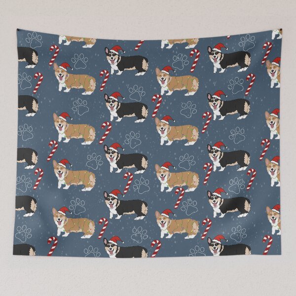 Item preview, Christmas Corgi Pattern designed and sold by KantstandyaC.