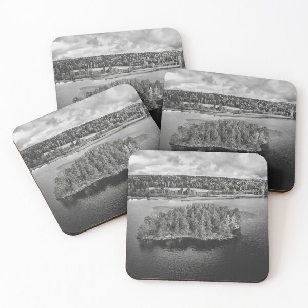 Item preview, The small island. October landscapes bw number 4 designed and sold by Jouko Lehto Photography.