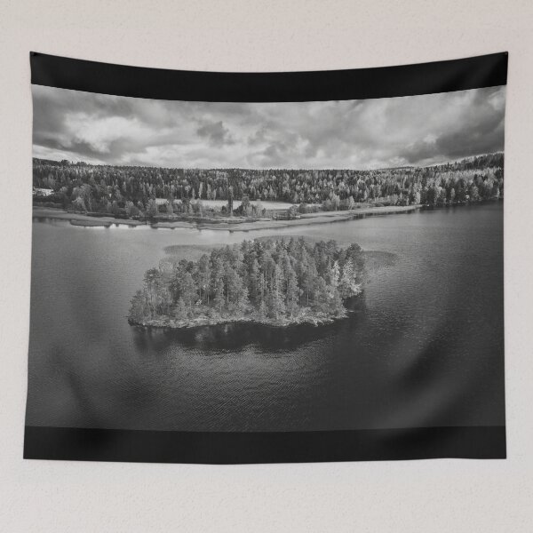 Item preview, The small island. October landscapes bw number 4 designed and sold by Jouko Lehto Photography.