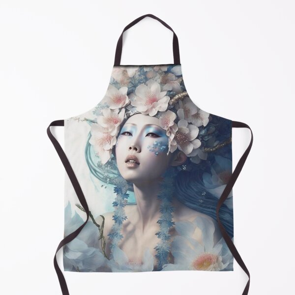 Item preview, Japanese, goddess, Art Nouveau, Surrealism, Zen, Surreal, Fantasy, Japan, Geisha, Geiko, Maiko, Kimono, haiku designed and sold by KsaveraArt.