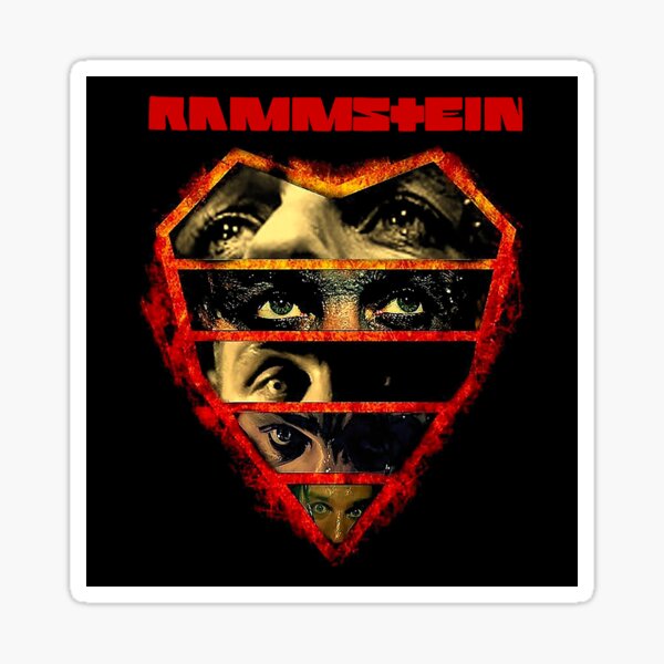 Rammstein Car Sticker Ein Weg, Ein Ziel Black Official Band