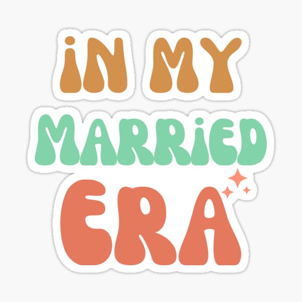 Just Married Stickers for Sale