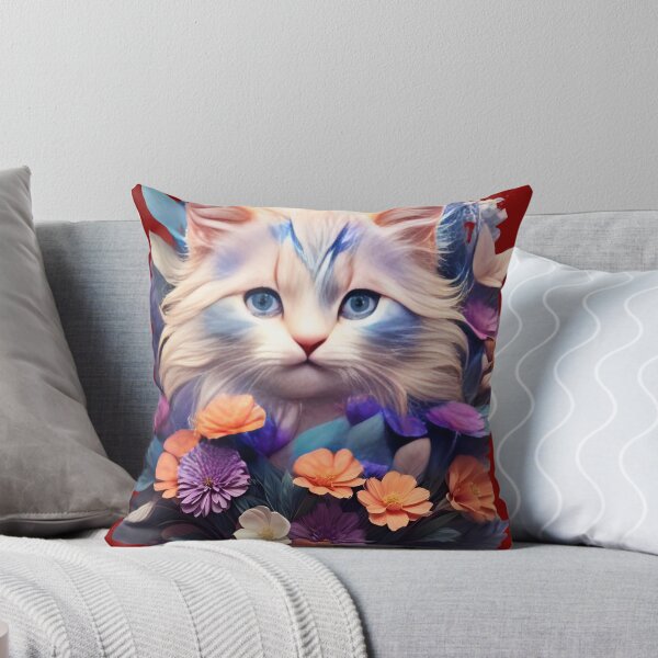 Item preview, Floral Feline: Adorable Cat-Inspired  designed and sold by nadeem4design.