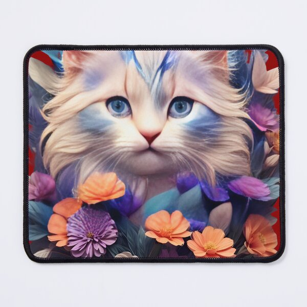 Item preview, Floral Feline: Adorable Cat-Inspired designed and sold by nadeem4design.