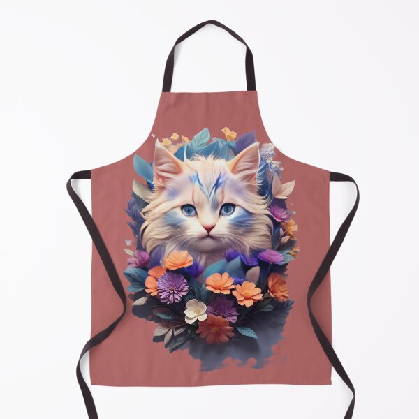 Item preview, Floral Feline: Adorable Cat-Inspired designed and sold by nadeem4design.