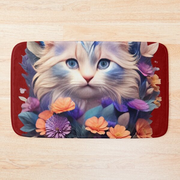 Item preview, Floral Feline: Adorable Cat-Inspired  designed and sold by nadeem4design.