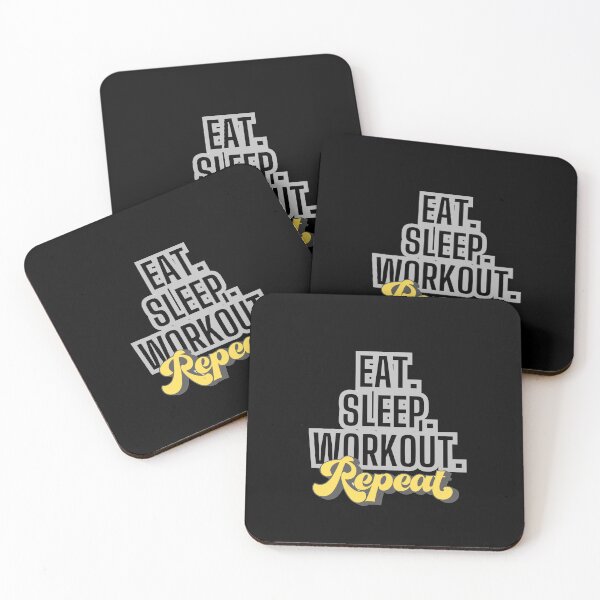 Item preview, Eat Sleep Workout Repeat designed and sold by VasiljevichShop.
