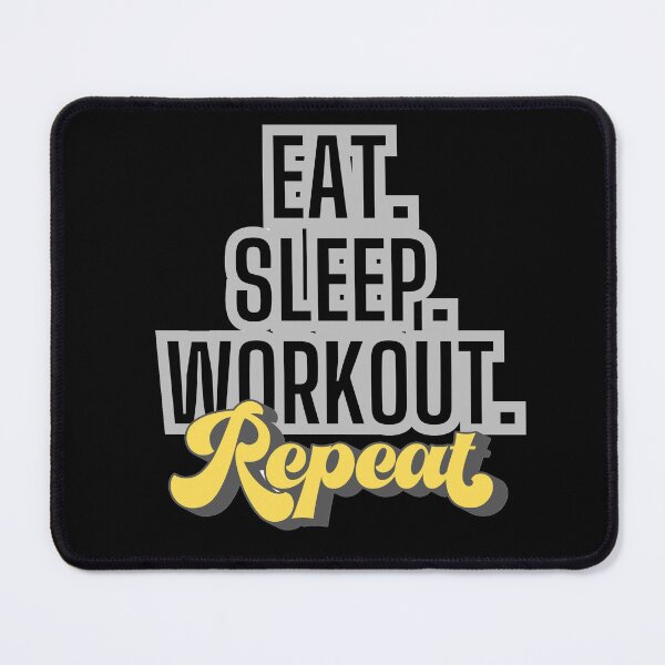 Item preview, Eat Sleep Workout Repeat designed and sold by VasiljevichShop.