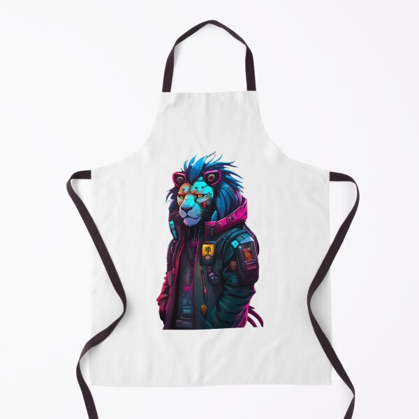 Item preview, Cool lion Cyberpunk japan designed and sold by KorArtStudio.