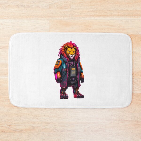Item preview, Abstract lion Cyberpunk japan designed and sold by KorArtStudio.