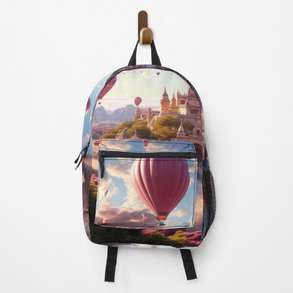Item preview, Sunrise Hot Air Balloon Adventure over Majestic Mountains designed and sold by Domitian Tincaba.