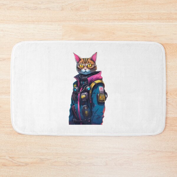 Item preview, Cyberpunk cat japan designed and sold by KorArtStudio.