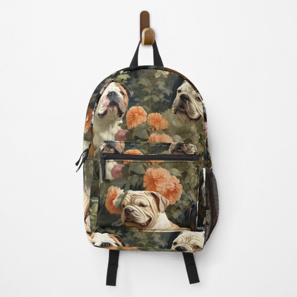 Item preview, Bulldogs in the Garden designed and sold by PatternCabinet-.
