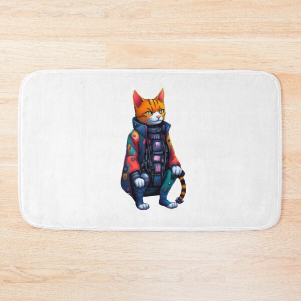 Item preview, Cool Cyberpunk cat japan designed and sold by KorArtStudio.