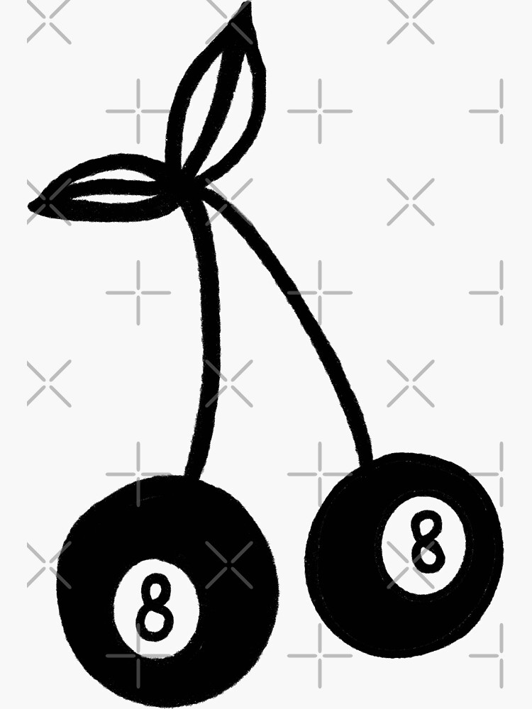 Realistic 8 Ball Pool Billiards Eight Ball Sticker for Sale by cinemapool