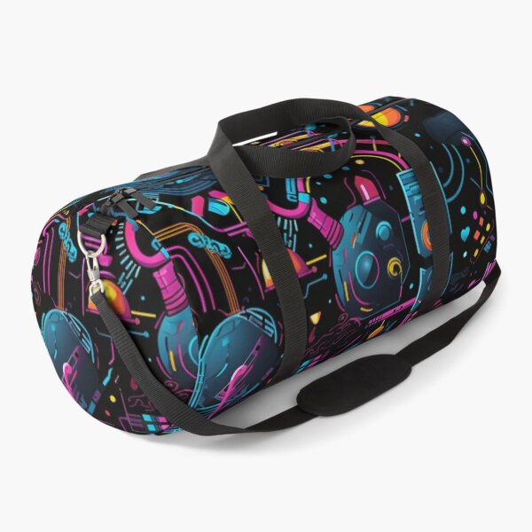 Item preview, Cyber Punk Pattern Neon Colorful Violet designed and sold by GrinGalore.