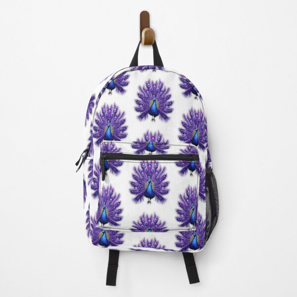 Item preview, Vintage Peacock: Elegance Unveiled - The Majestic Purple Peacock designed and sold by MysticOzzy.