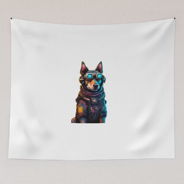 Item preview, Cyberpunk dog japan designed and sold by KorArtStudio.