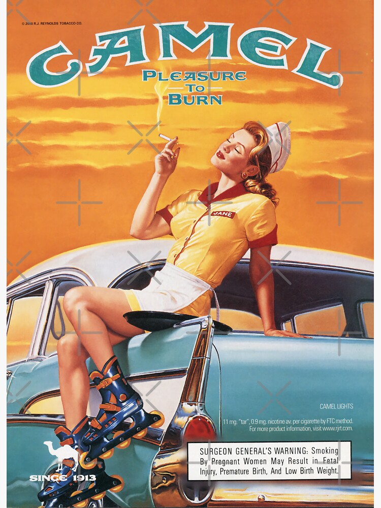 Camel Cigarettes Vintage Poster