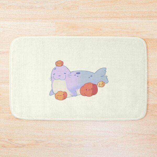 Item preview, Seal and pumpkins illustration  designed and sold by Mayarart.