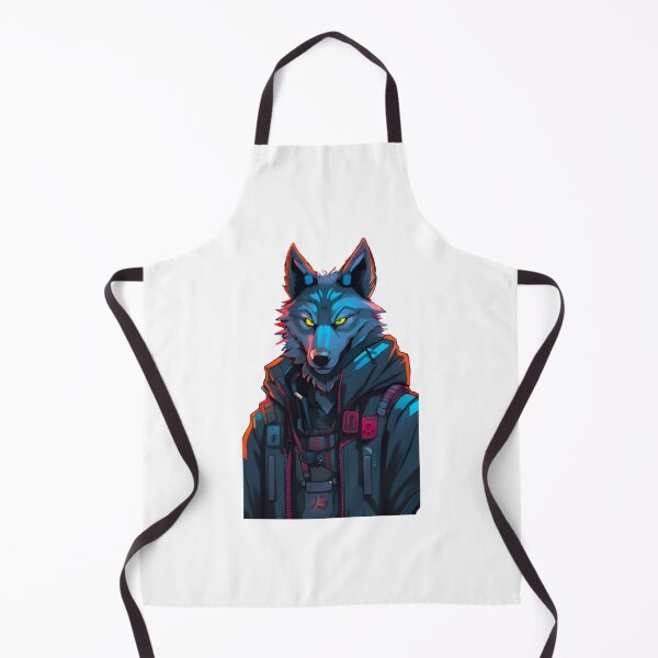 Artikelvorschau, Cyberpunk-Wolf Japan entworfen und verkauft von KorArtStudio.