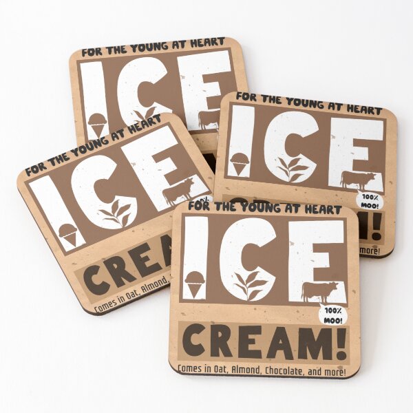 Item preview, Moo Ice Cream - Down to Earth designed and sold by Arcade904.