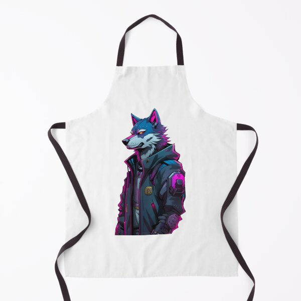 Artikelvorschau, Cooler Cyberpunk-Wolf Japan entworfen und verkauft von KorArtStudio.