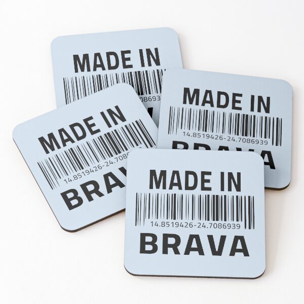 Item preview, Made In Brava - Barcode Black designed and sold by XprD.