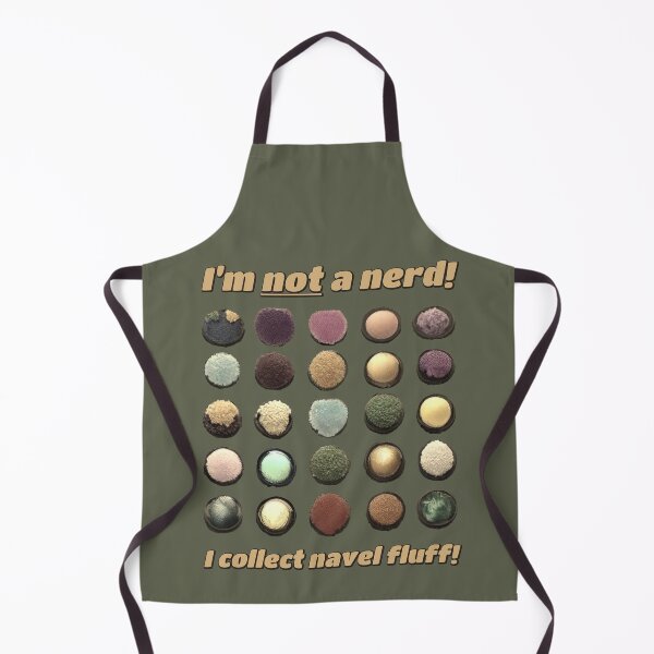 Item preview, I'm NOT a nerd! I collect NAVEL FLUFF! designed and sold by SolidEarthArt.
