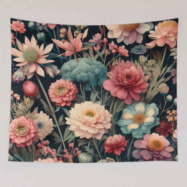 Item preview, Ranunculus and other colorful flowers designed and sold by SpicyCactus.