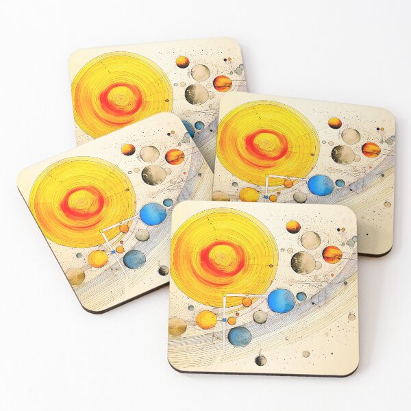 Item preview, Abstract Wall Art - Solar System - Planets  designed and sold by etherinkAI.