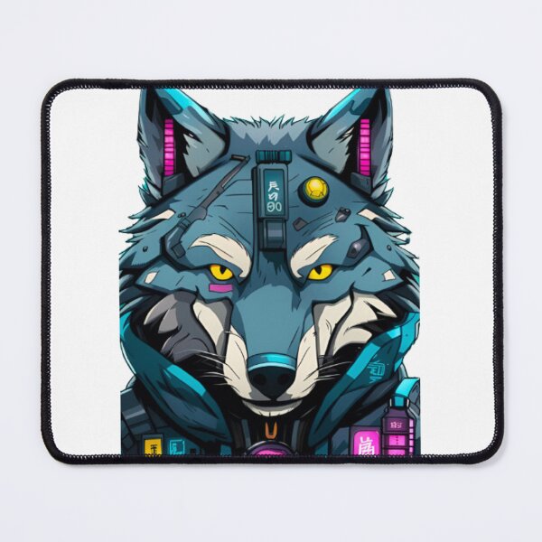 Item preview, Abstract Cyberpunk wolf japan designed and sold by KorArtStudio.