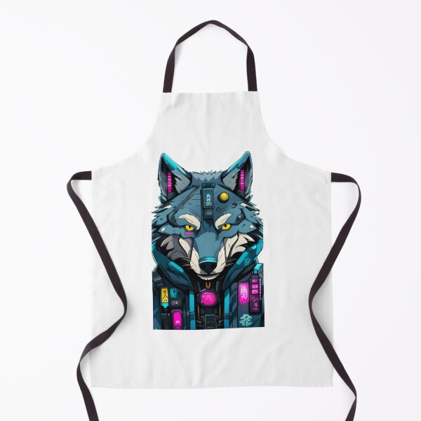 Item preview, Abstract Cyberpunk wolf japan designed and sold by KorArtStudio.
