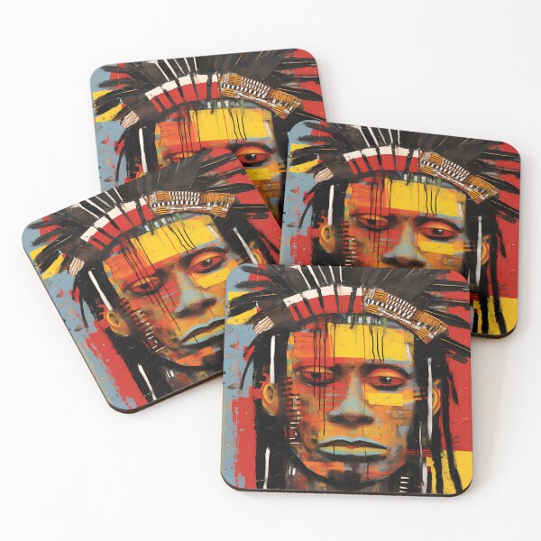 Item preview, Native American Portrait. Indigenous Art. designed and sold by GiveMeMood.