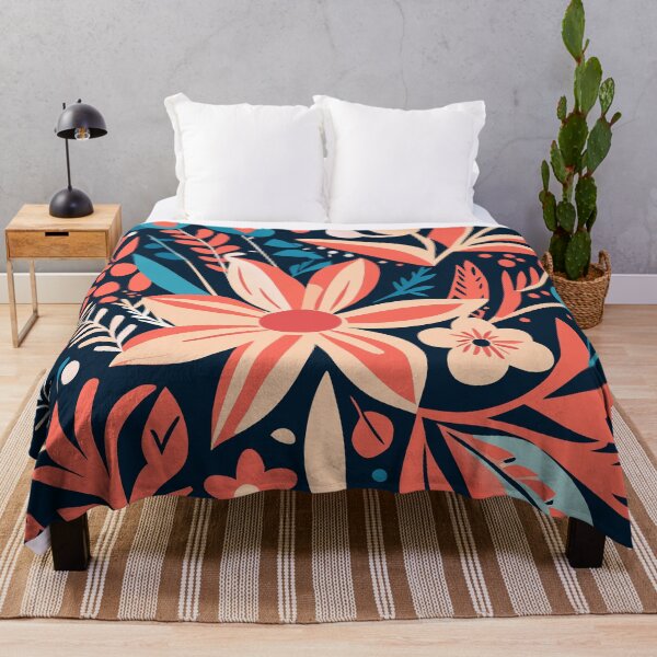 Item preview, Colorful Scandinavian flowers designed and sold by OtterFactory.