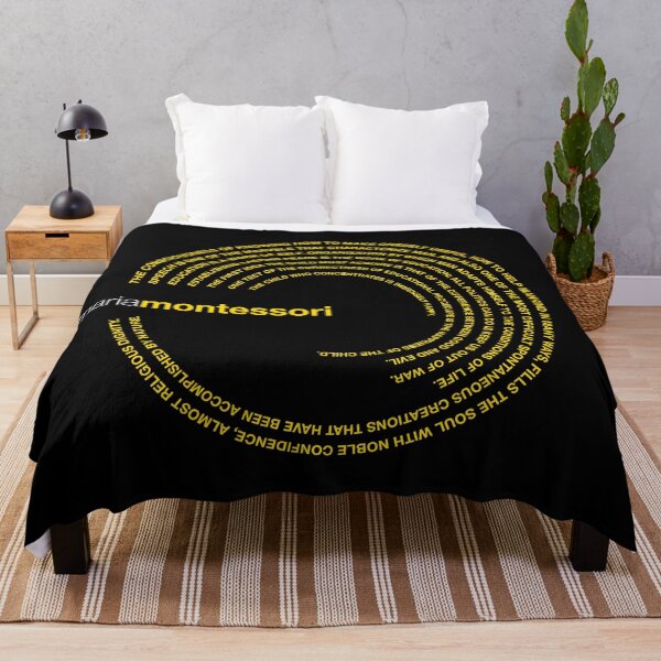Item preview, Maria Montessori famous quotes poster [gold] designed and sold by CMYKStudio.