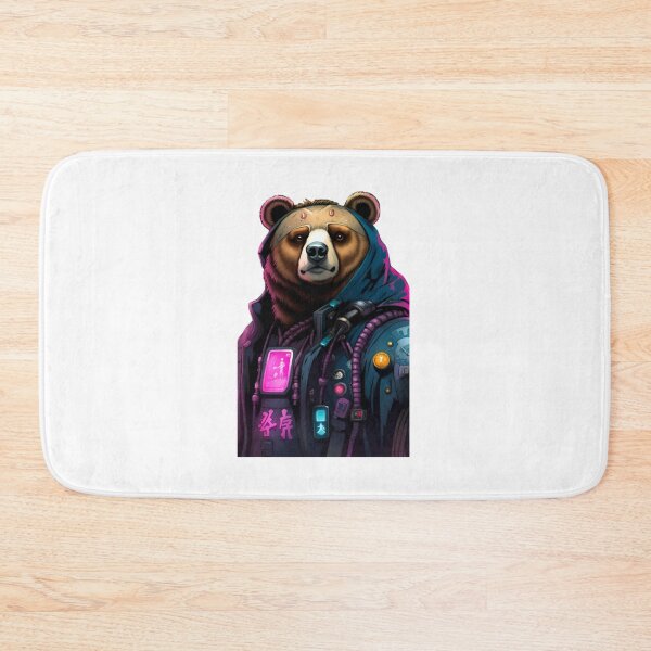 Item preview, Cool Cyberpunk bear japan designed and sold by KorArtStudio.