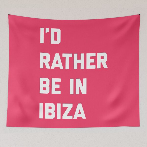 Item preview, I'd Rather Be In Ibiza Rave Dance Music EDM Quote designed and sold by quarantine81.