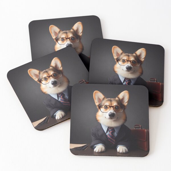 Item preview, Dog at the office table designed and sold by Mar Es.