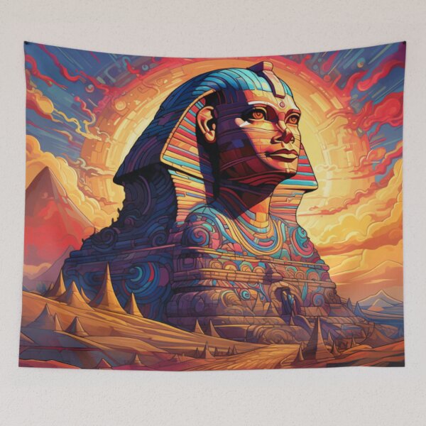 Item preview, The Psychedelic Sphinx designed and sold by Bring Back Culture.