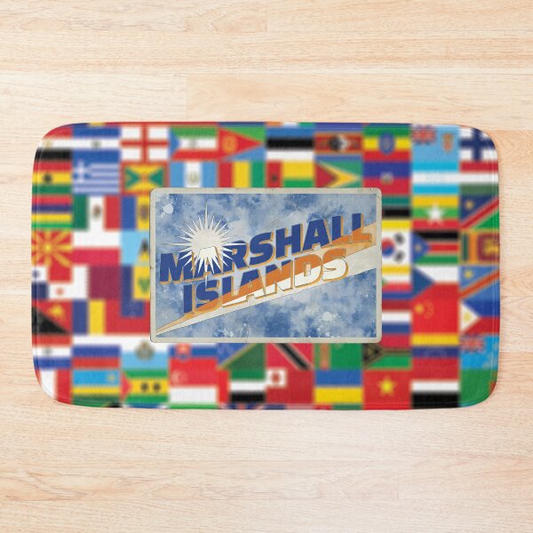 Item preview, The Marshall Islands vintage style retro souvenir designed and sold by DeveloperProp0.