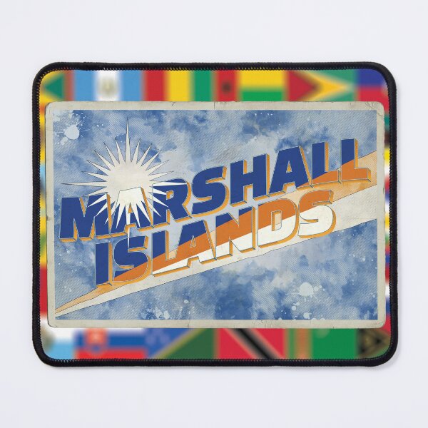 Item preview, The Marshall Islands vintage style retro souvenir designed and sold by DeveloperProp0.