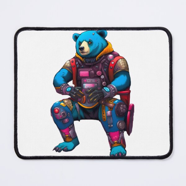 Item preview, Abstract Cyberpunk bear japan designed and sold by KorArtStudio.