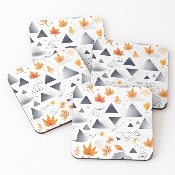 Item preview, Autumnal Geometry: Triangular Tranquilit designed and sold by ShenGha-design.