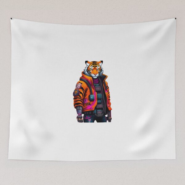 Item preview, Cyberpunk tiger japan designed and sold by KorArtStudio.